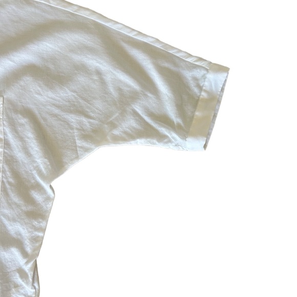 White Womens Theory 3/4 Sleeve blouse - Picture 2 of 3